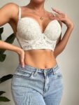 Beautiful-Design-Sexy-Underwear-Women-s-White-Lace-Underwire-Back-Buckle-Bras-Crop-Top-Shapewear-With