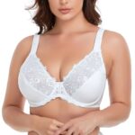 Embroidery-Bras-Underwear-Women-Plus-Size-Sexy-Thin-Bra-Lace-Bra-Black-Gray-Underwired-36-38