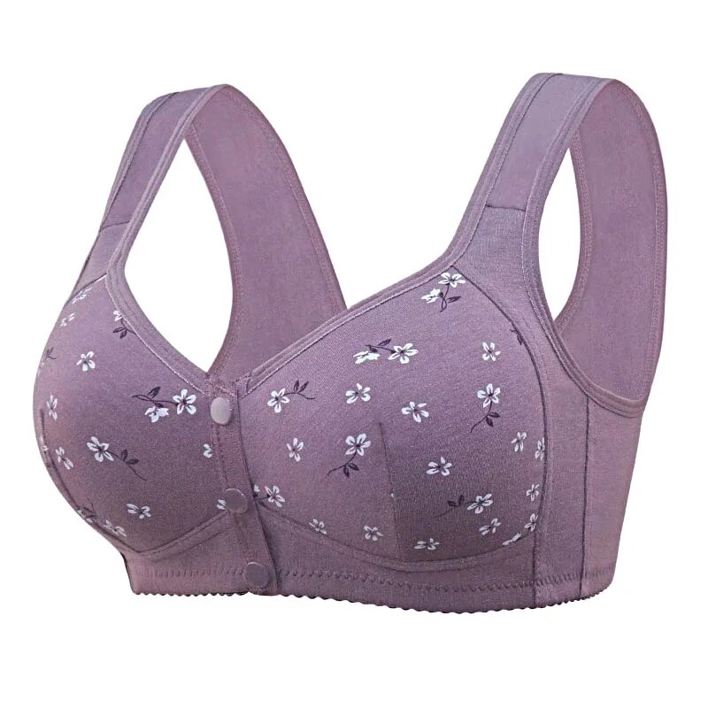 Large-Size-Printing-Non-steel-Ladies-Bra-Front-Opening-and-Closing-Underwear-Comfortable-Breathable-Push-Up-4